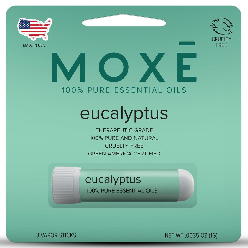 MOXĒ Eucalyptus Essential Oil Nasal Inhaler – front view