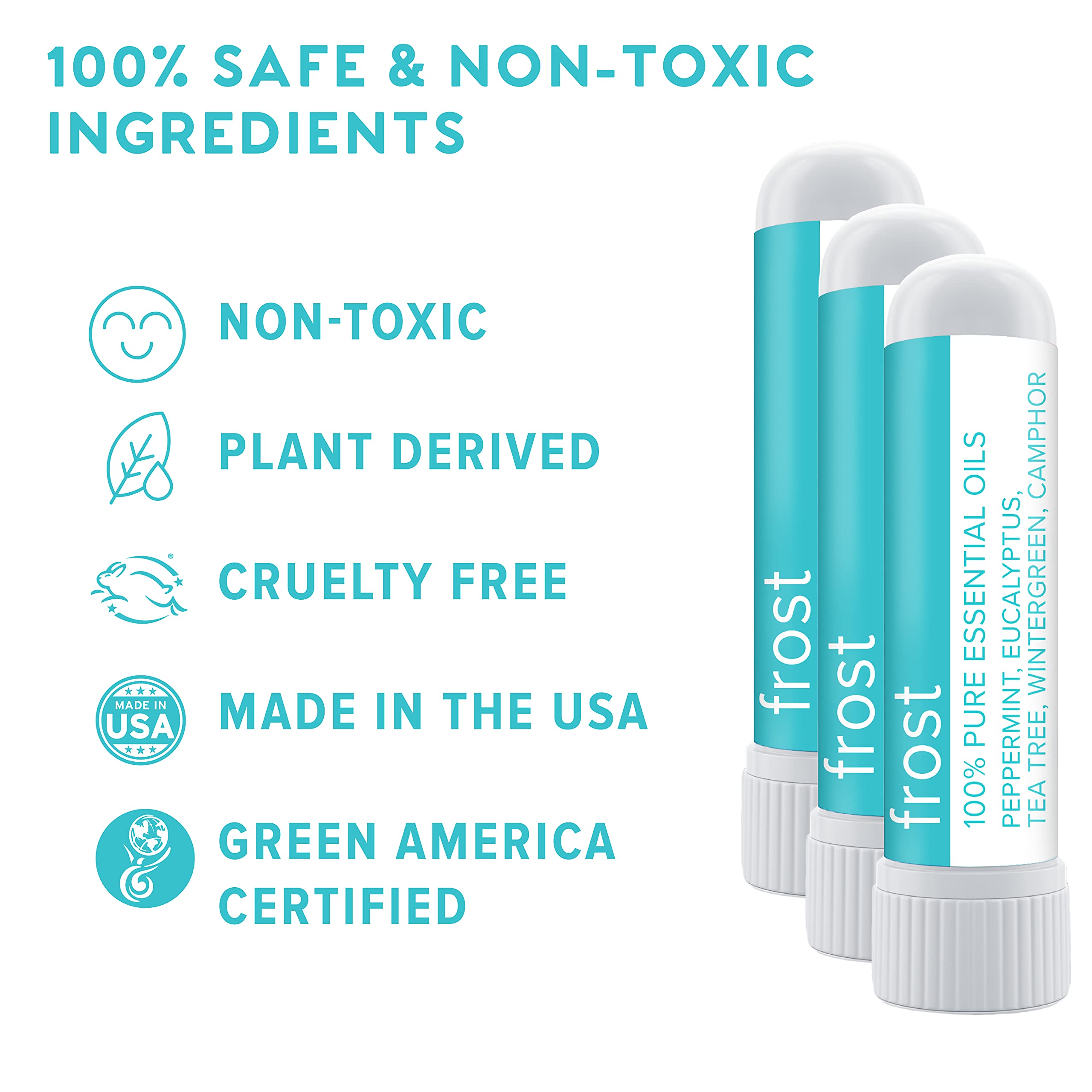 Close-up of MOXE Frost nasal inhaler