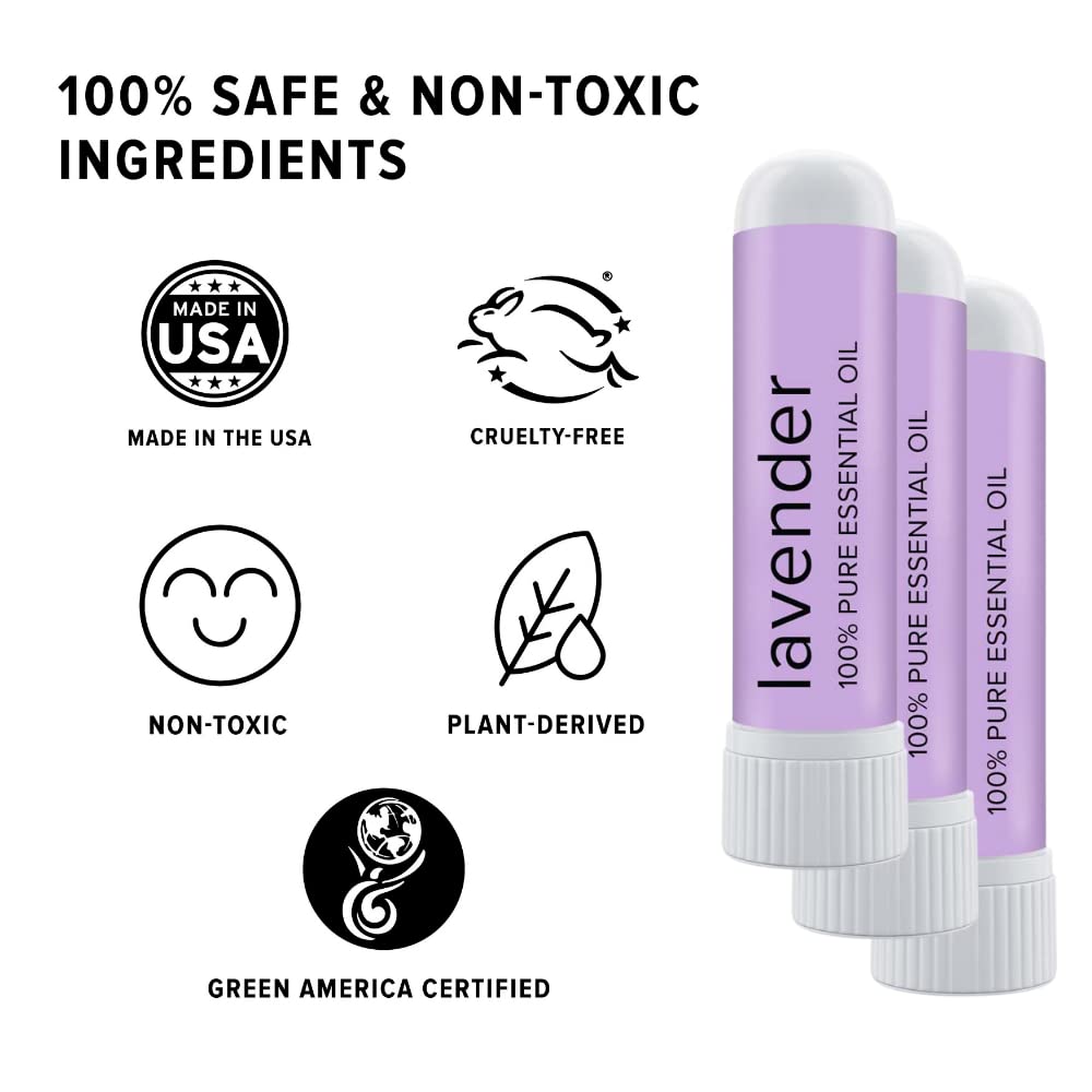 No-mess aromatherapy feature of MOXĒ Lavender inhaler
