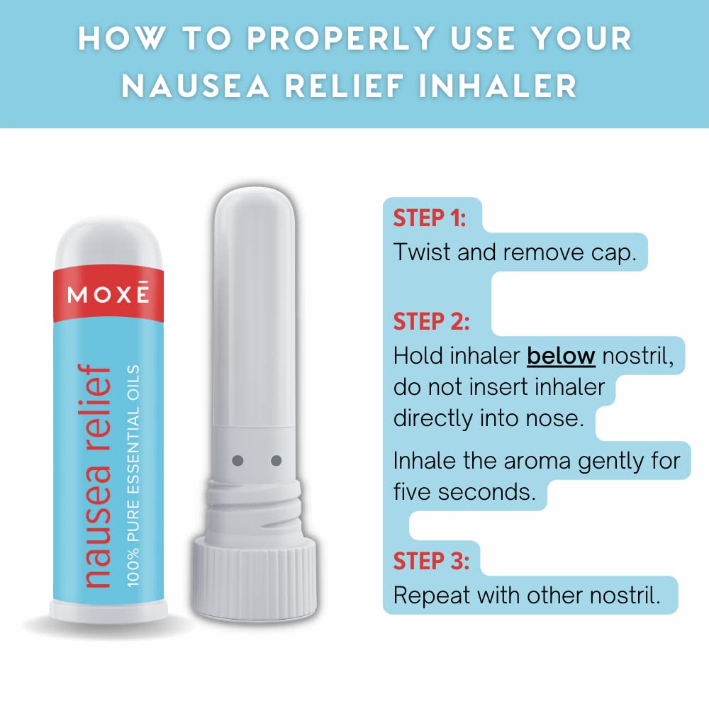 MOXE Nausea Inhaler Stick fragrance preview highlights soothing essential oils for daily use.