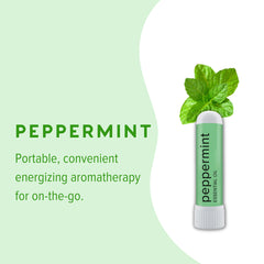 Ingredients label for MOXĒ Peppermint Essential Oil Inhaler