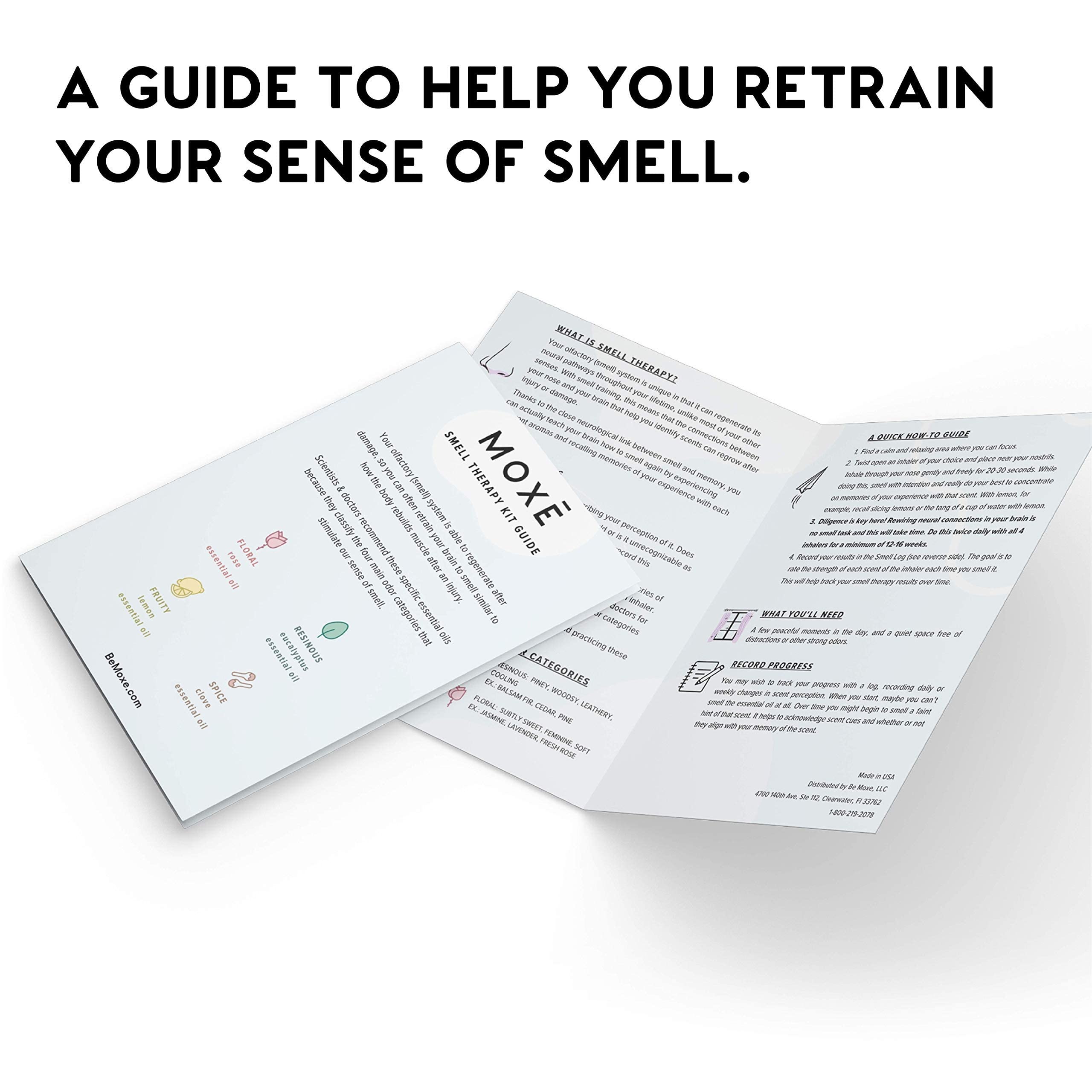MOXĒ smell training guide and personal log