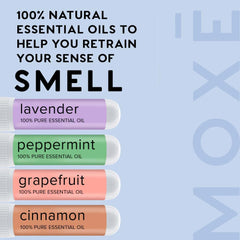 Four essential oil fragrance bottles for scent diversification