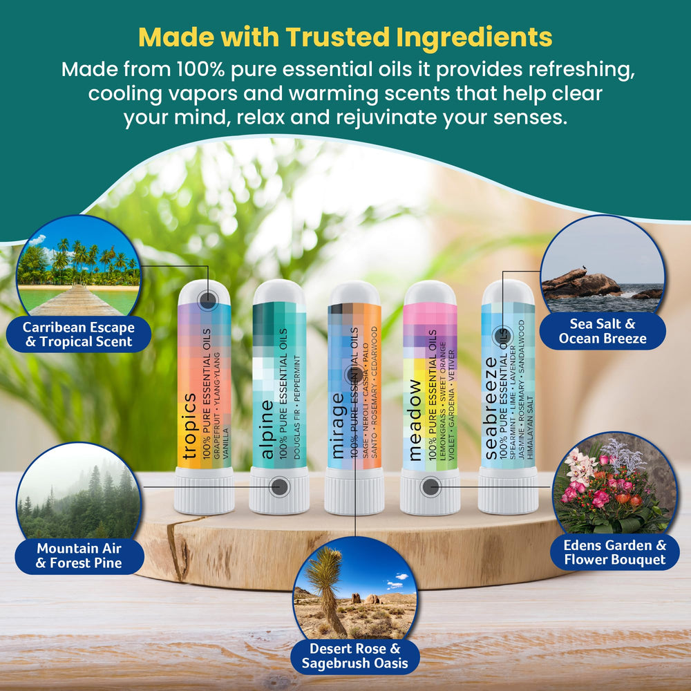 Travel-friendly nasal inhalers for on-the-go use