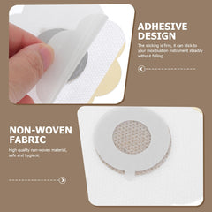Smokeless moxibustion device sticker applying to skin