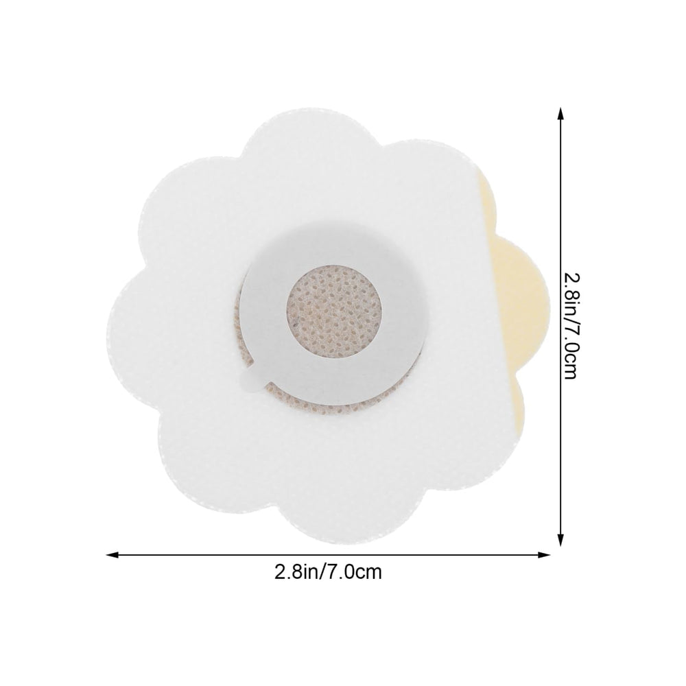 Double-sided adhesive moxibustion patch for secure fit