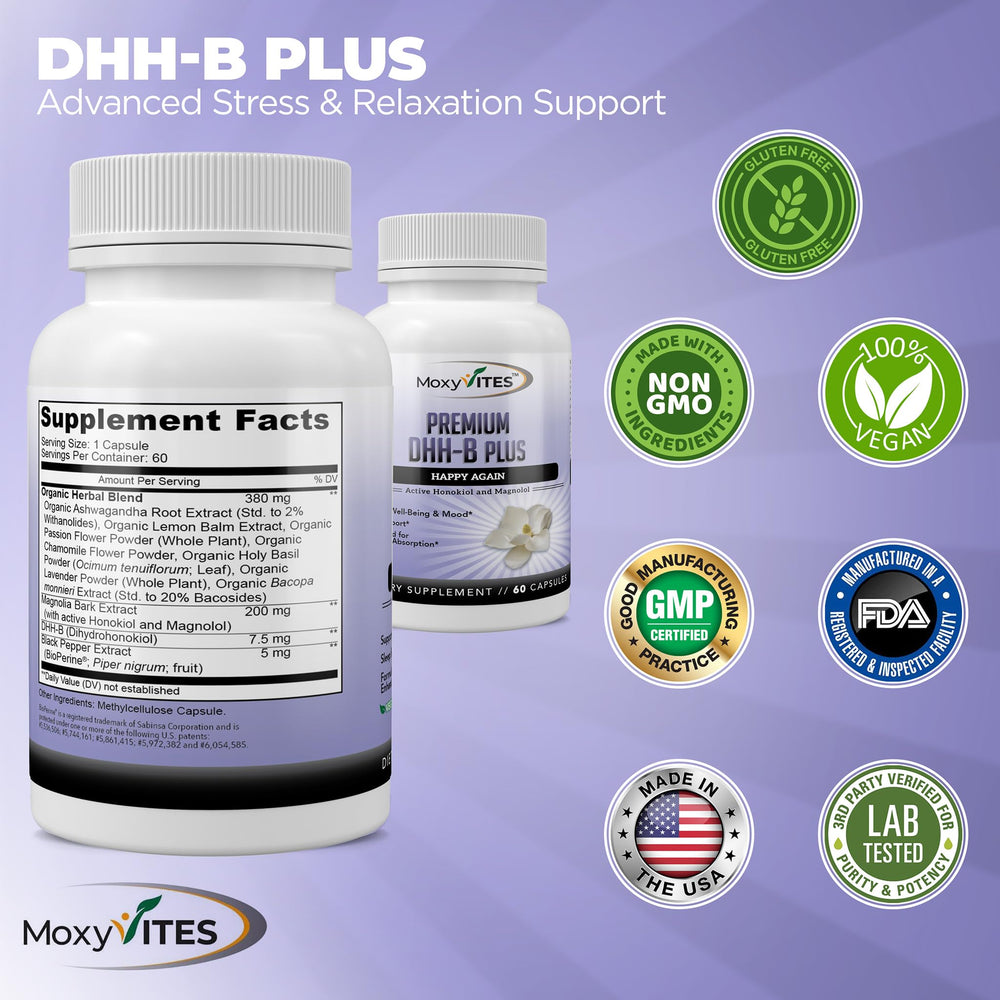 Vegan capsules with non-GMO certification icons