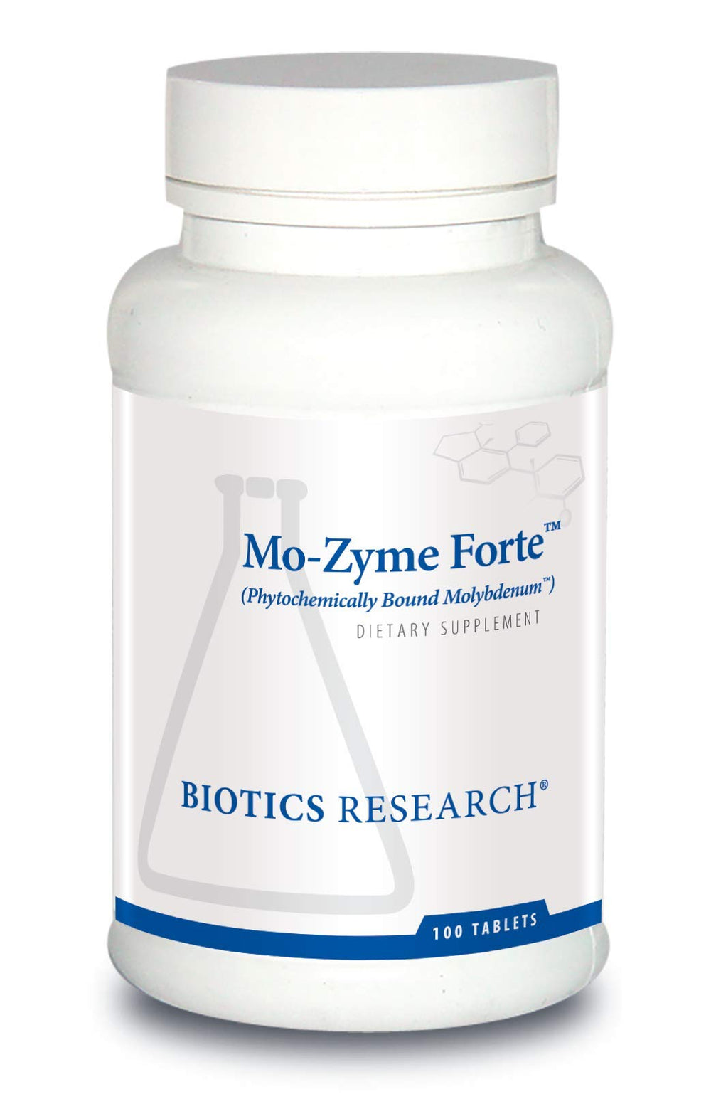 MoZyme Forte Molybdenum bottle with 100 tablets