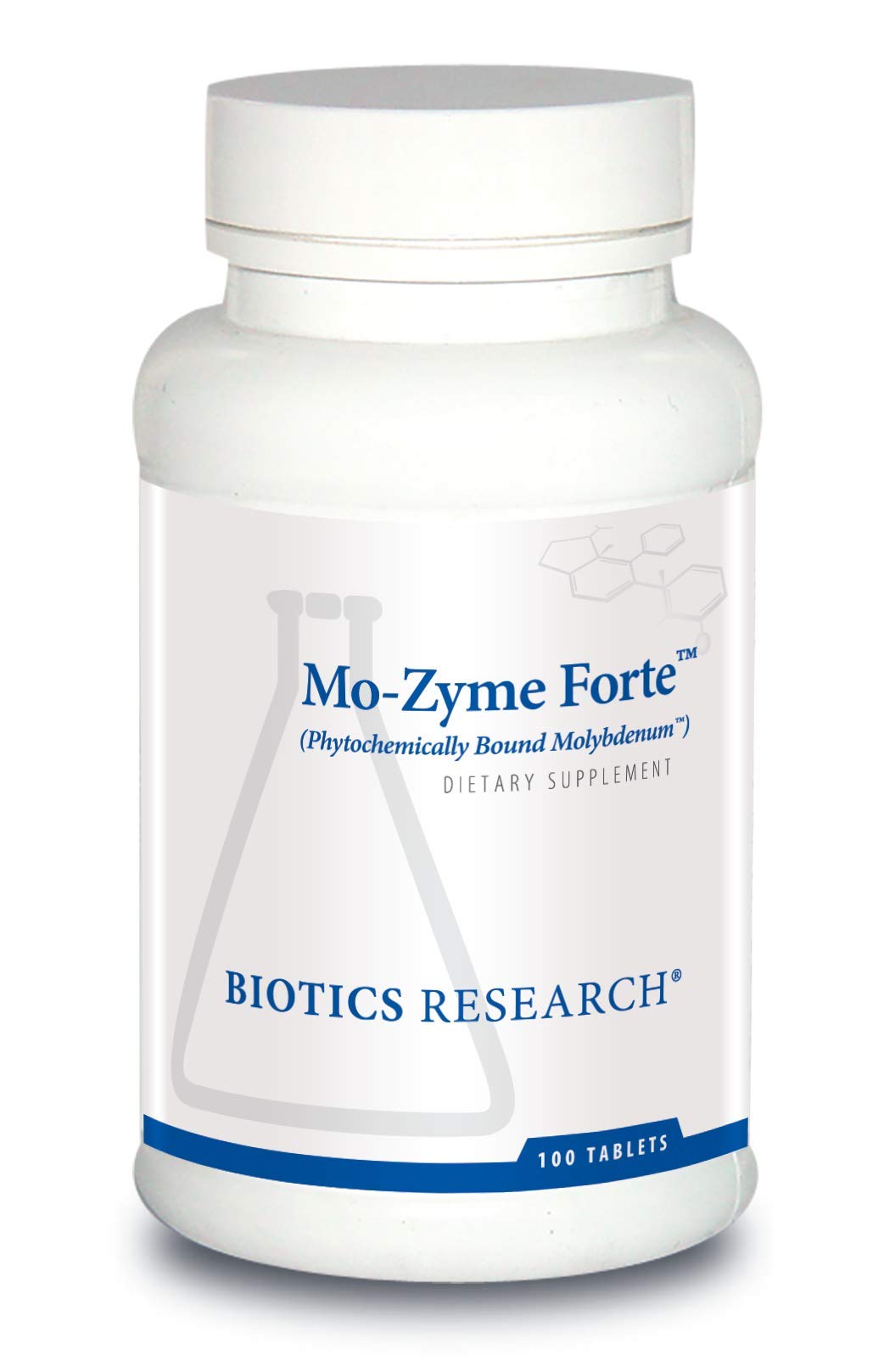 MoZyme Forte Molybdenum bottle with 100 tablets