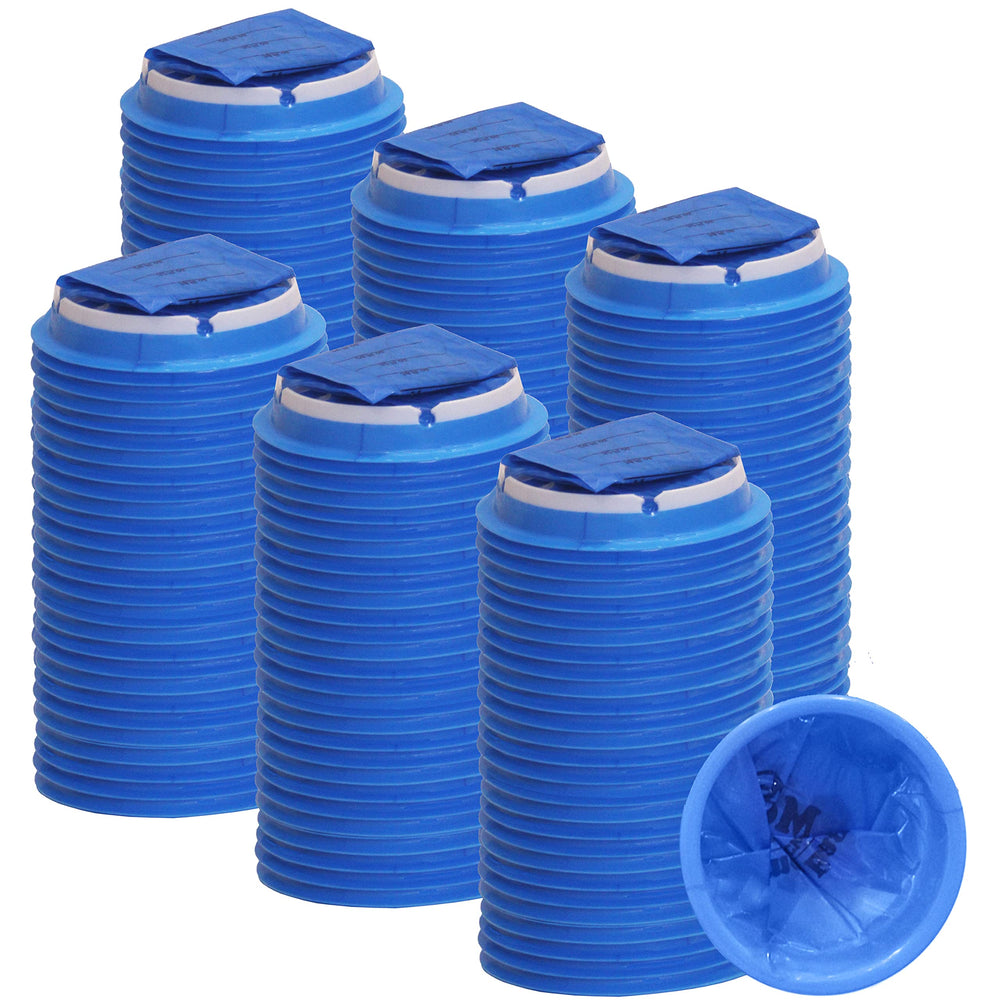MP Mozzpak emesis bag blue 1000ml with leak-proof seal for travel