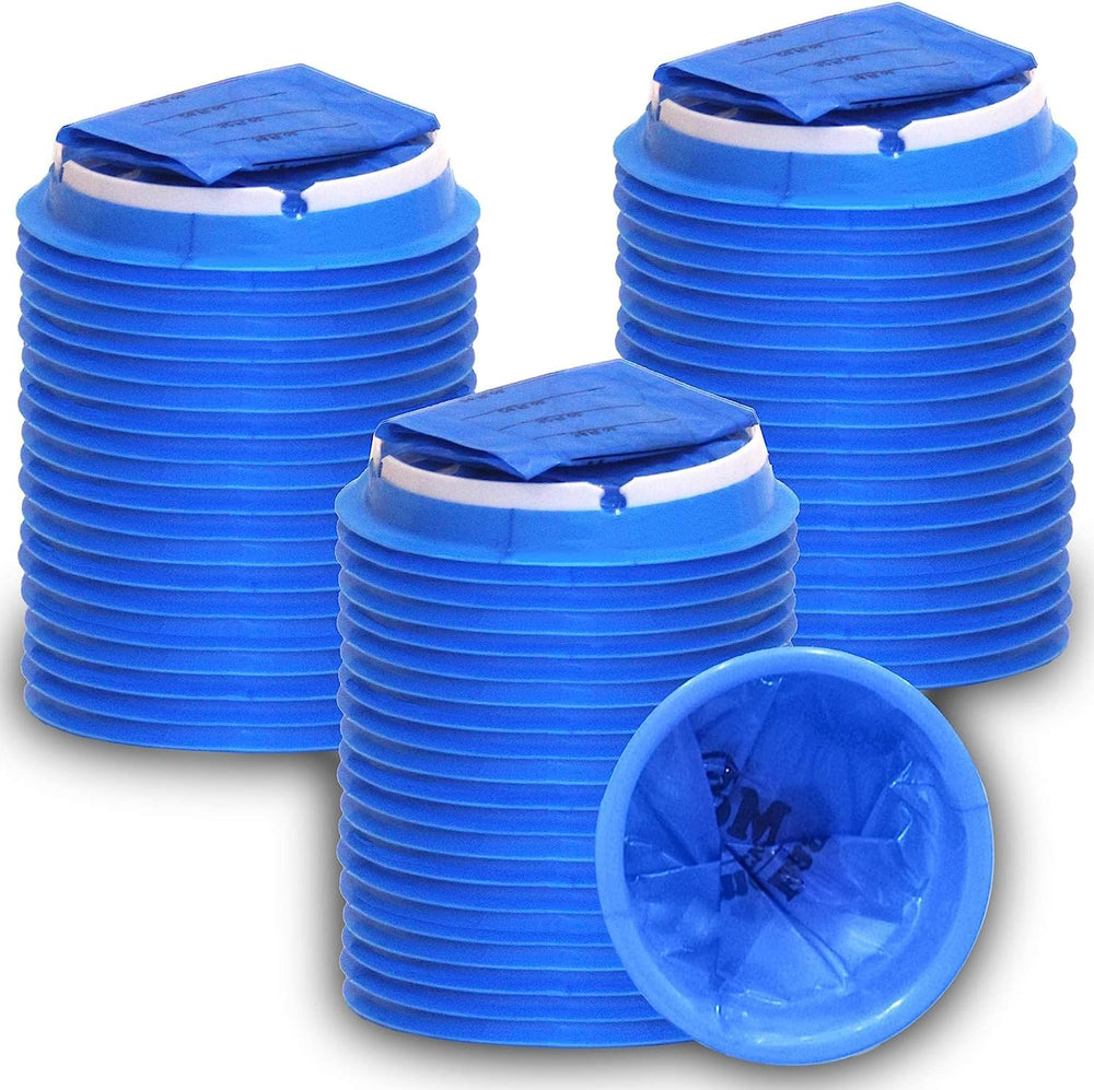 MP Mozzpak blue 60-pack emesis bags leakproof for travel