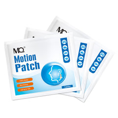 MQ Motion Sickness Patch travel-pack design supports easy packing.