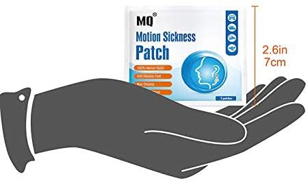 MQ Motion Sickness Patch waterproof design helps during rainy trips and water rides.