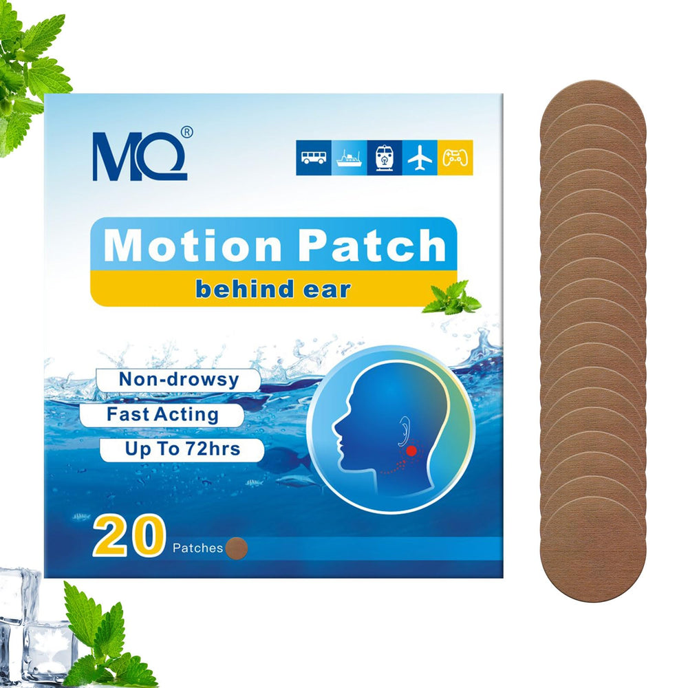 MQ motion sickness patches suitable for adults and kids 4 and up