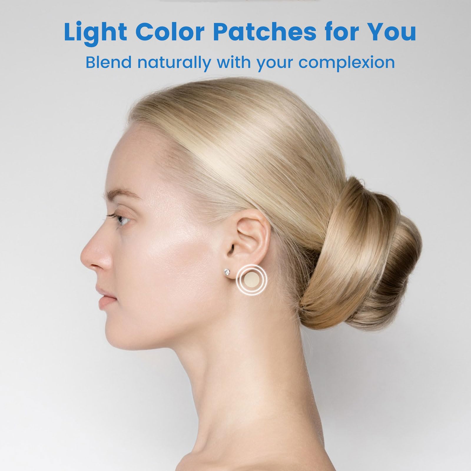 MQ motion sickness patches behind the ears applied for fast, non-drowsy relief