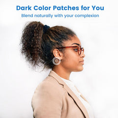 MQ motion sickness patches applied behind the ears for quick comfort