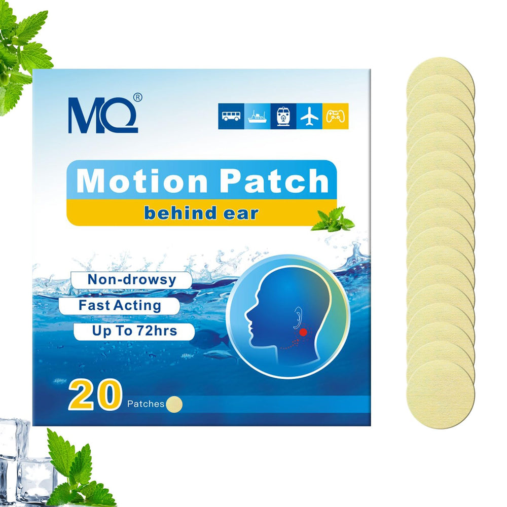 MQ motion sickness patches kid-friendly use for children aged 4+