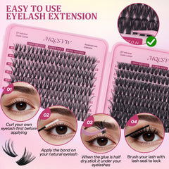 MQCsvw fast-acting remover ensures safe gentle lash removal.