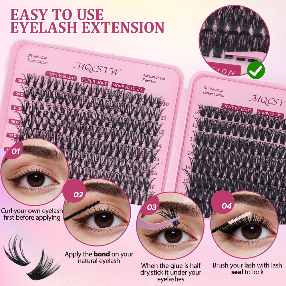 MQCsvw Lash Tweezer image offers precise placement for voluminous clusters.