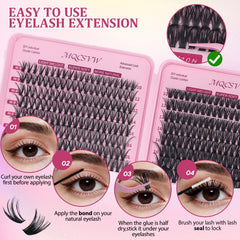 MQCsvw Lash Tweezer image offers precise placement for voluminous clusters.