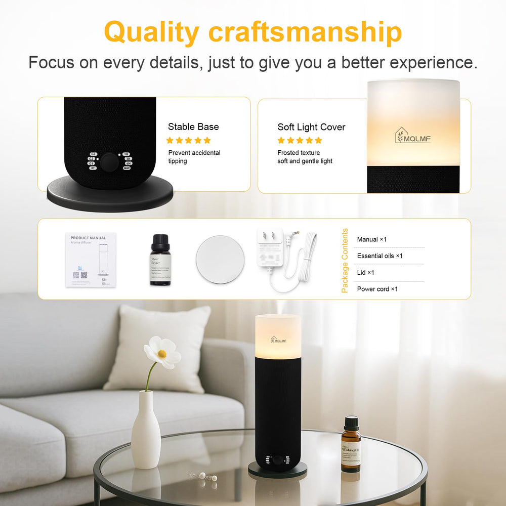 Hotel-style scent diffuser in a home setting