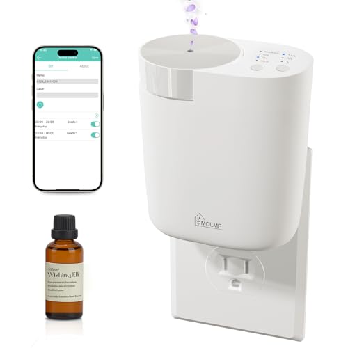 White MQLMF wall plug-in diffuser – front view