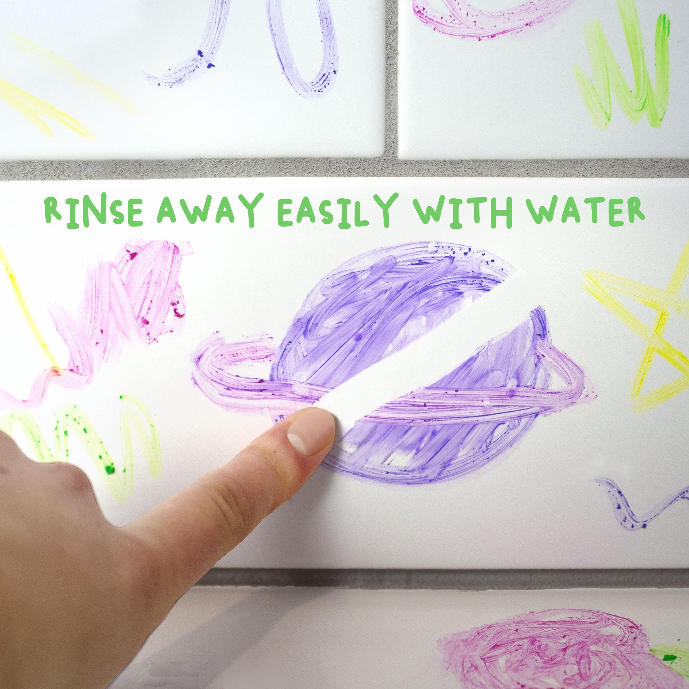 Mr. Bubble carrying case keeps paints organized between uses