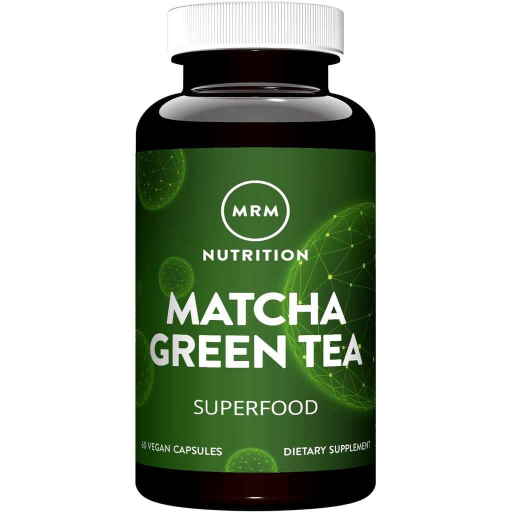 MRM Matcha Green Tea Capsules bottle and packaging