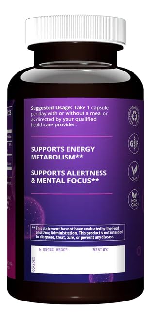 MRM Acetyl L-Carnitine 500mg supplement bottle on display