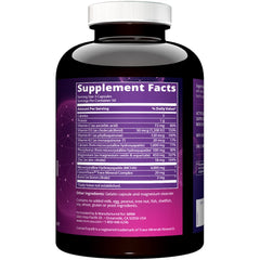 Close-up of MCHA and Vitamin D3 on label