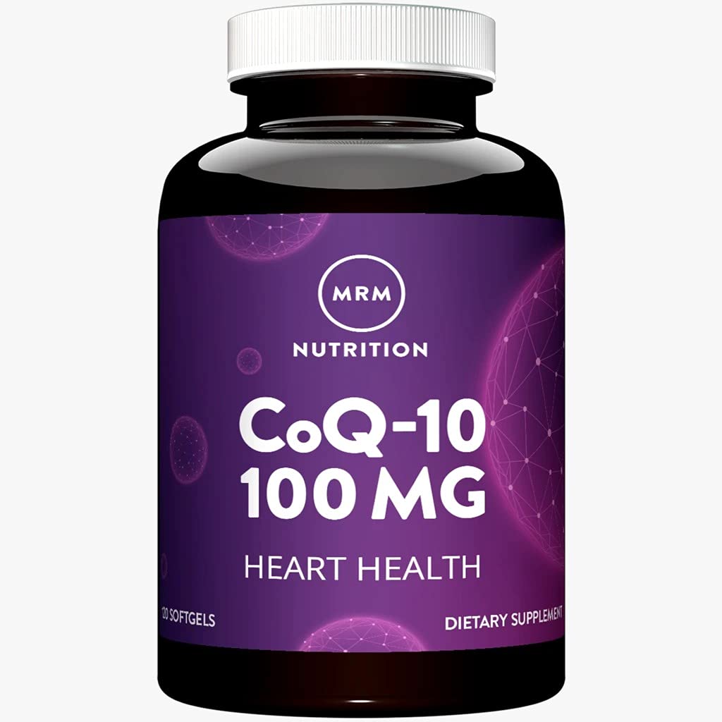 MRM Nutrition CoQ-10 100mg 120 soft gels bottle