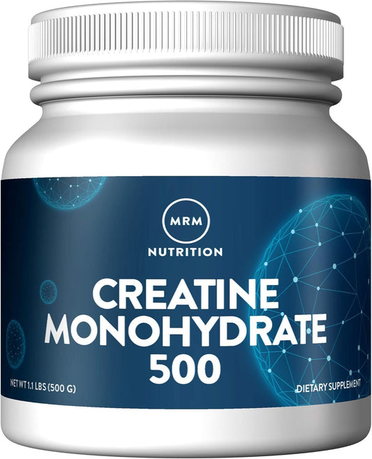 MRM Creatine Monohydrate 500 container label