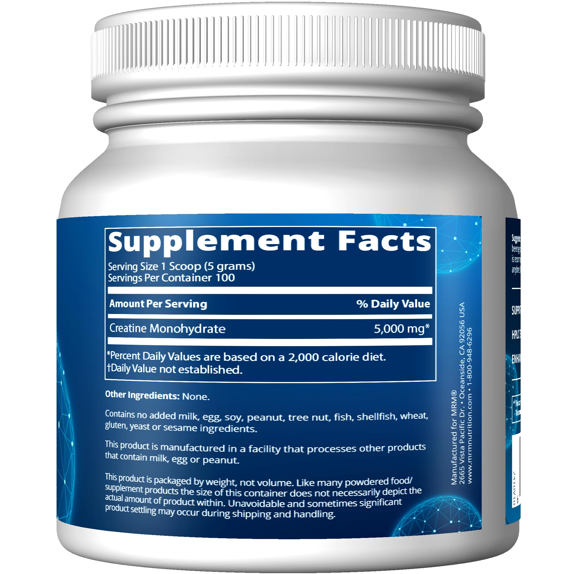 Creatine Monohydrate 500 powder close-up