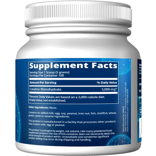 Creatine Monohydrate 500 powder close-up