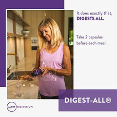 MRM Digest-All vegetarian icon signals 100% plant-based enzyme solution