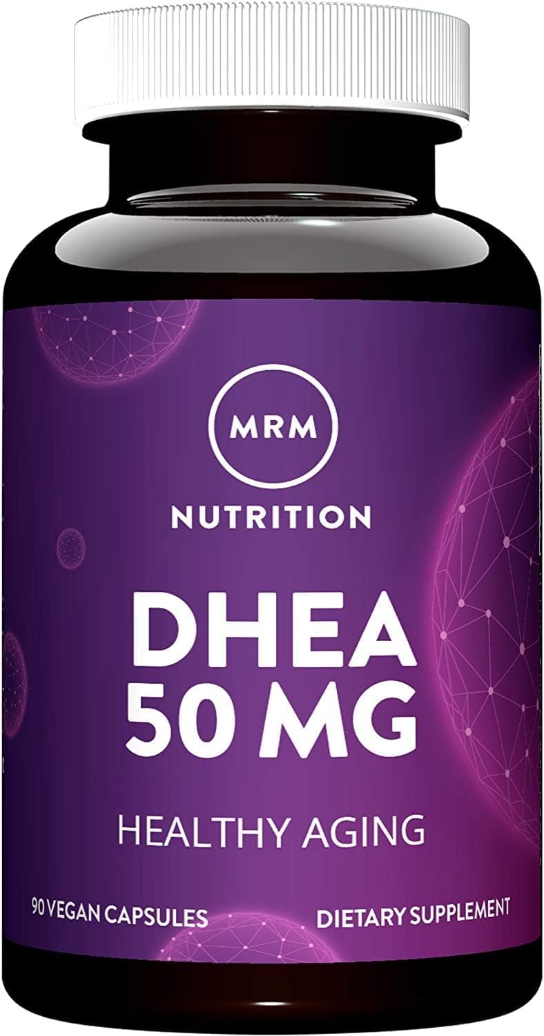 MRM Nutrition DHEA 50mg bottle label front