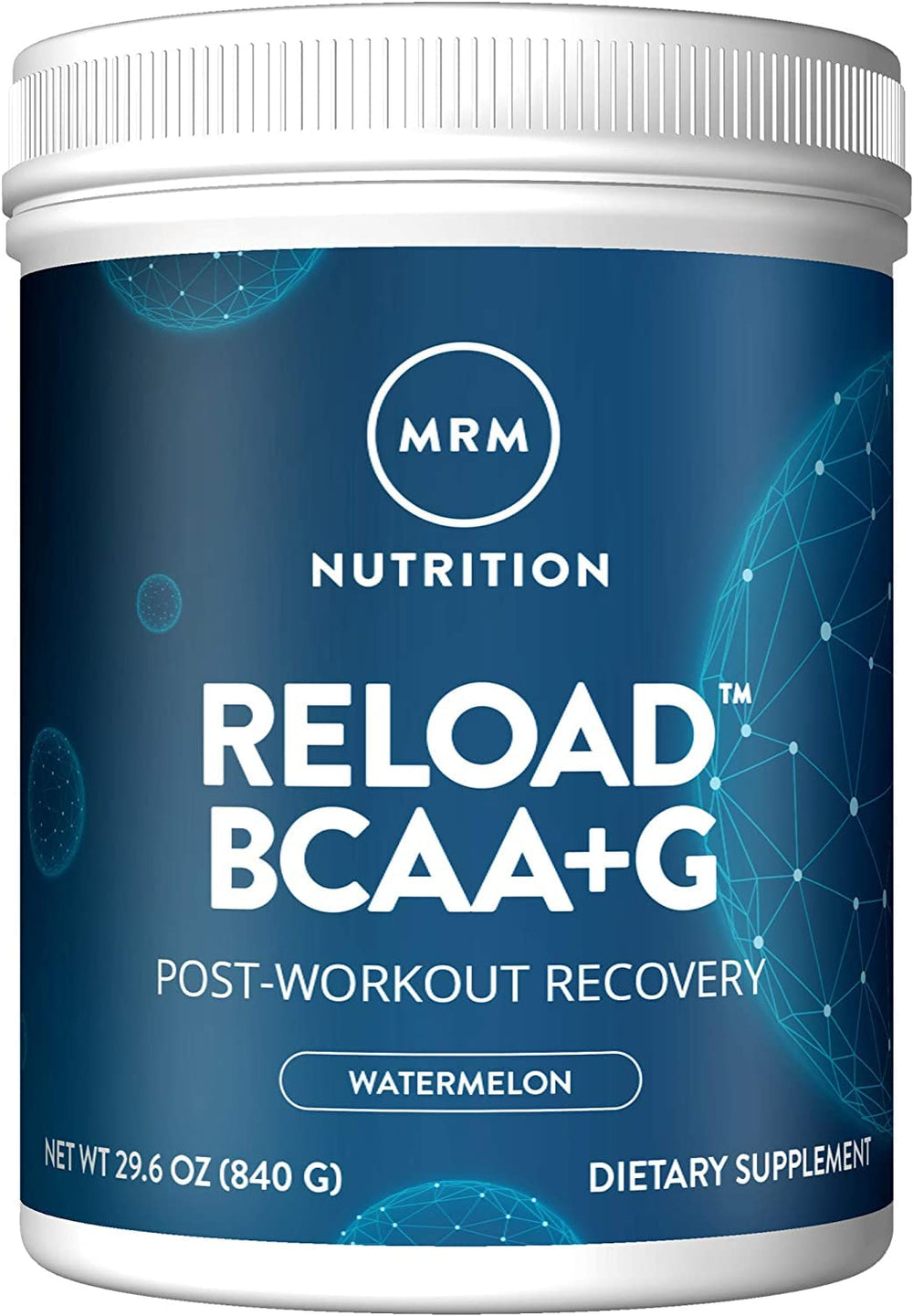MRM Reload BCAA+G Watermelon tub front