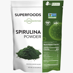 MRM Nutrition Spirulina Powder bottle front 8.5 oz