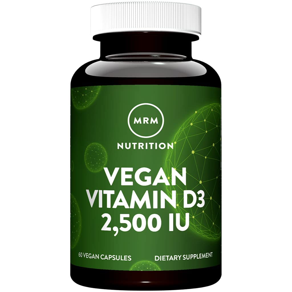 MRM Nutrition Vegan Vitamin D3 2,500 IU bottle front label