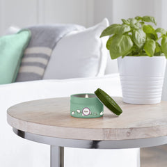 Garden-inspired Basil candle from Mrs. Meyer's Clean Day in decorative tin