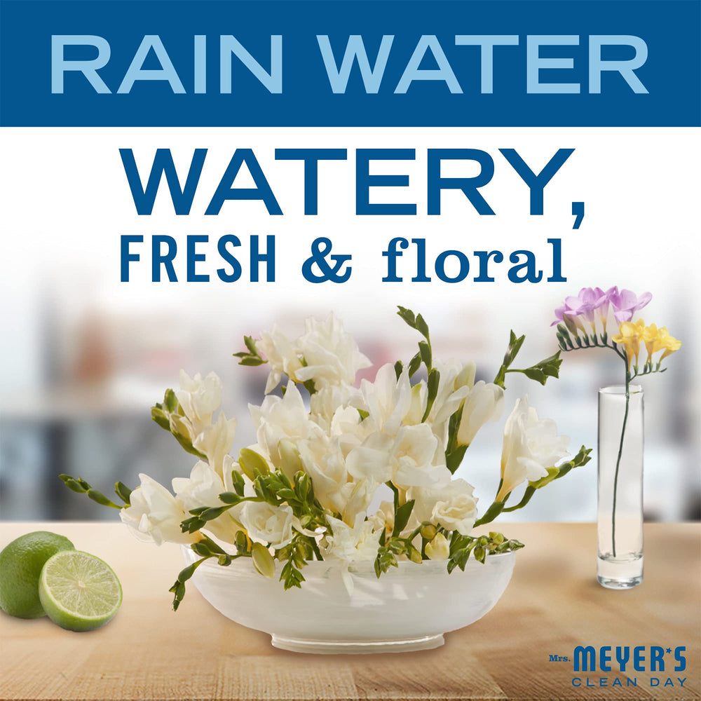 Hands applying Rain Water lotion for instant moisture after shower.