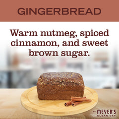 Decorative Gingerbread tin candle with recyclable packaging