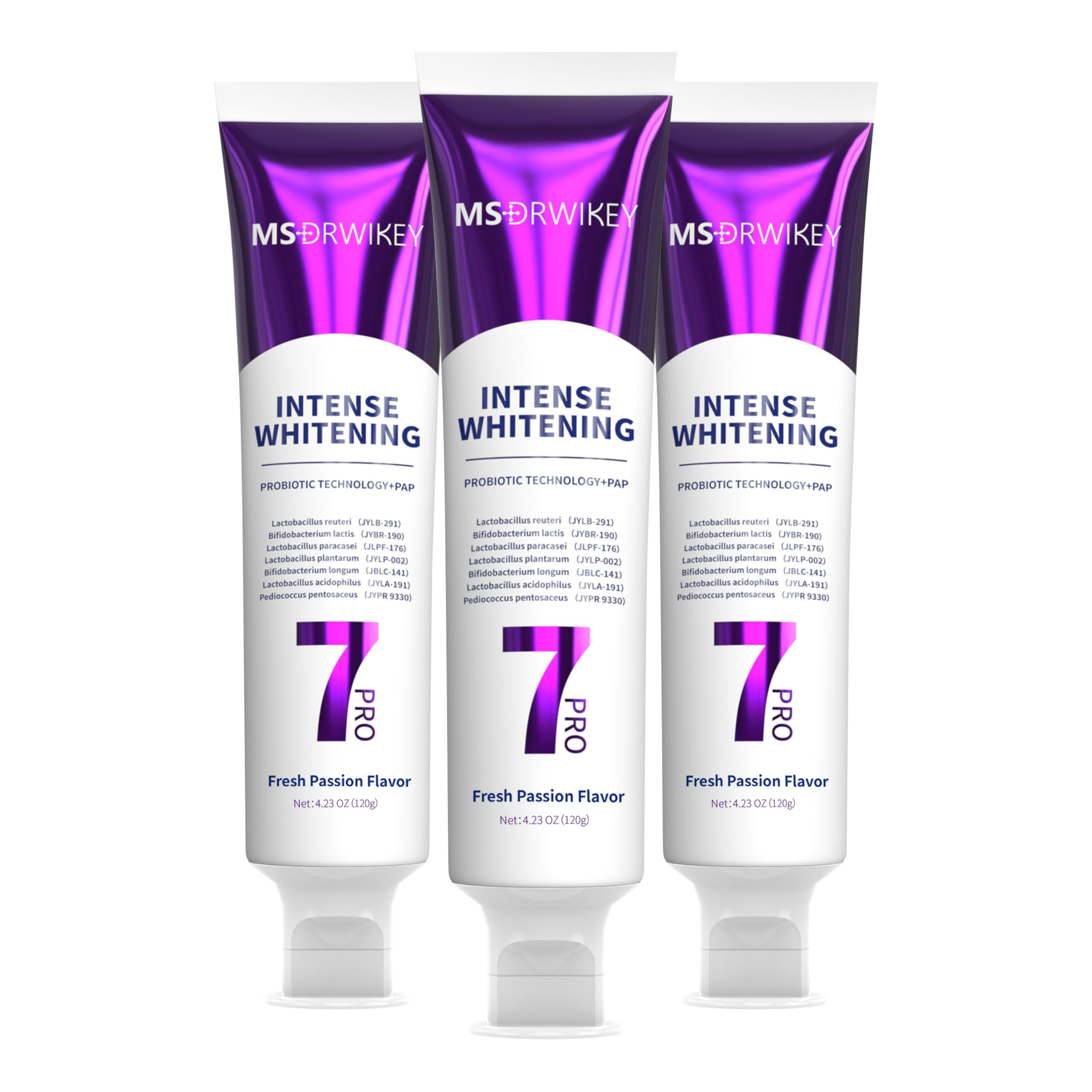 MSDRWIKEY 7Pro Deep Whitening Toothpaste front view