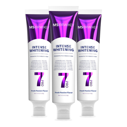 MSDRWIKEY 7Pro Deep Whitening Toothpaste front view