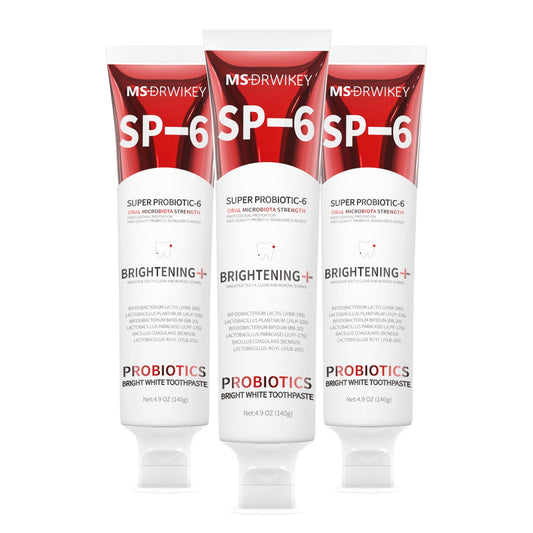 MSDRWIKEY SP-6 Probiotic Whitening Toothpaste front label