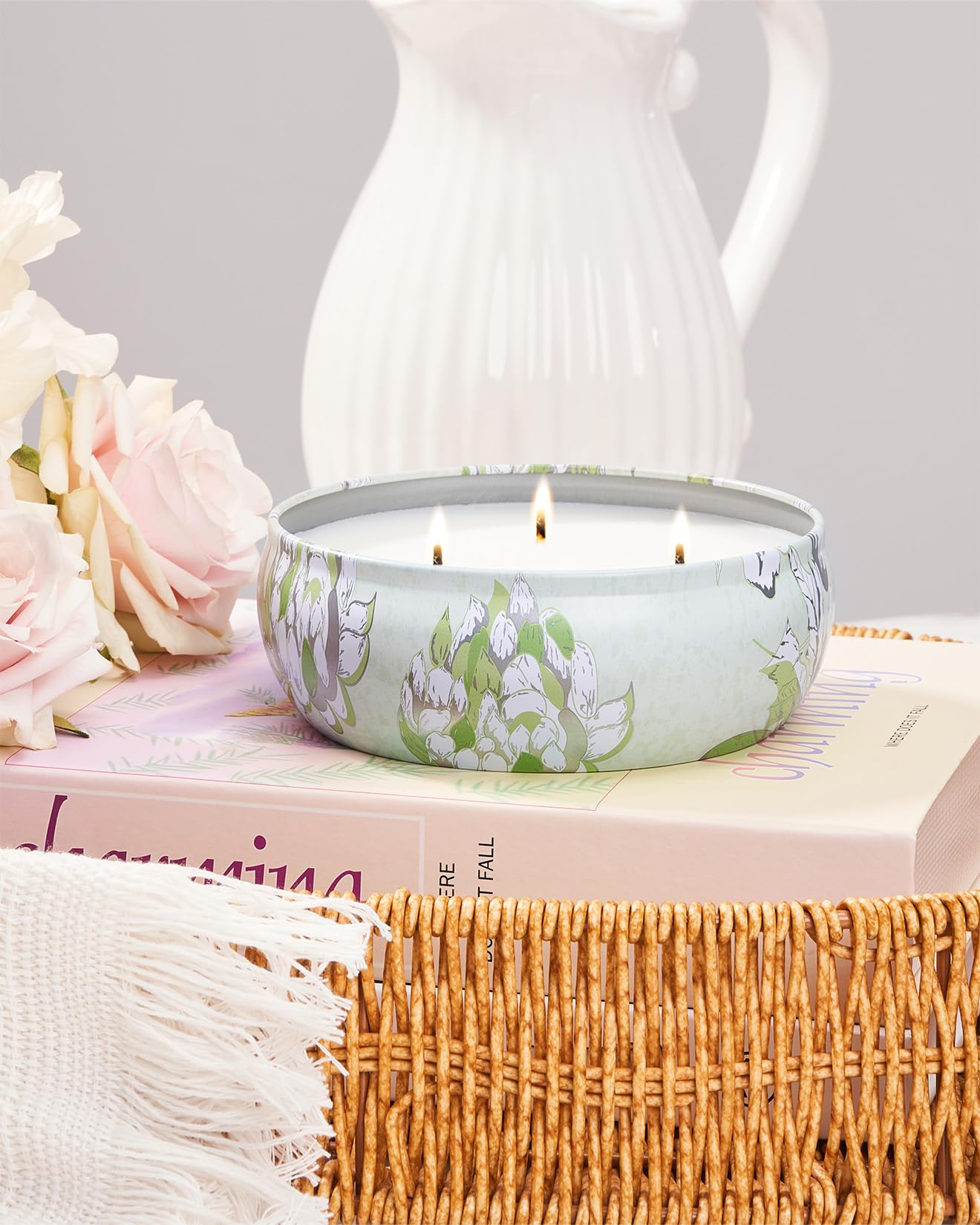 Aromatherapy candle suitable as a gift