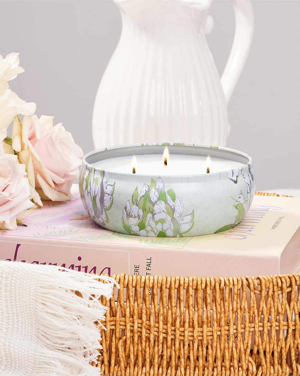Aromatherapy candle suitable as a gift