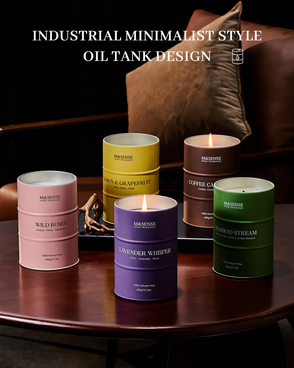 Ambience shot: candle glow for relaxation