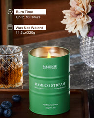 Eco-friendly packaging and recyclable tin for M&SENSE candle