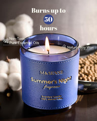 Reusable glass jar with leather sleeve removed